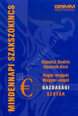 Angol–magyar, magyar–angol gazdasági szótár