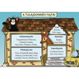 A tulajdonnév fajtái oktatótabló