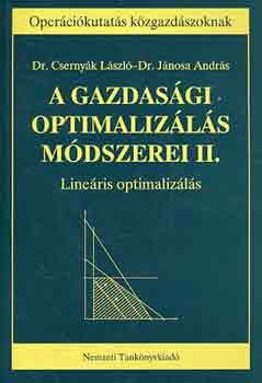 A gazdasági optimalizálás módszerei II.